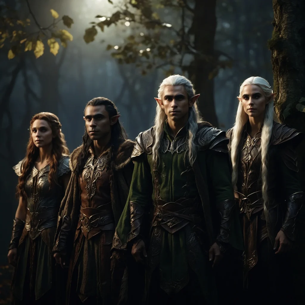 Types of elf names by subrace